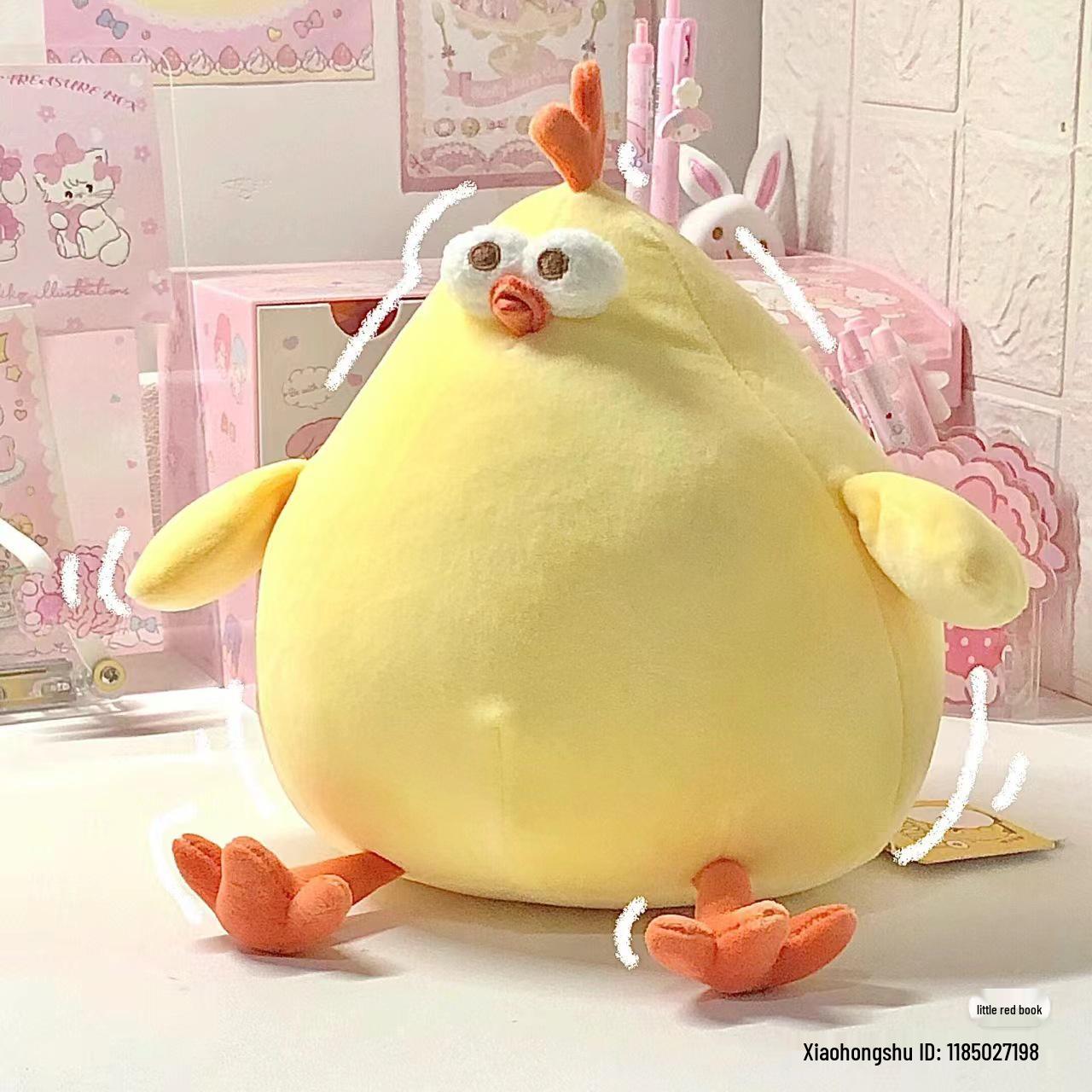 

Большая Милая Плюшевая Кукла Подушка - Дизайн Желтого Цыпленка, Идеальный Подарок на День Рождения для Мальчиков и Девочек 85cm