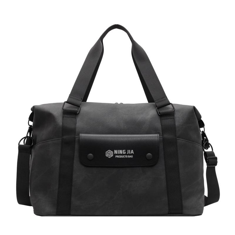 Fashion, fresh, foreign style, European and American style, multi-pocket travel bag, wet and dry separation sports fitness bag can be set with tie rod