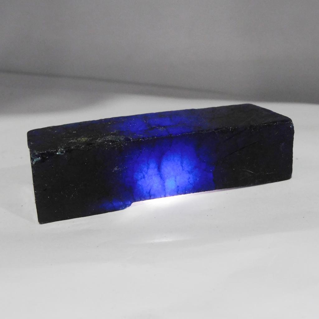 Natural Blue Tanzanite Loose Gemstone 406.75 Ct Dyed Uncut Rough for Lapidary and Gem Collections