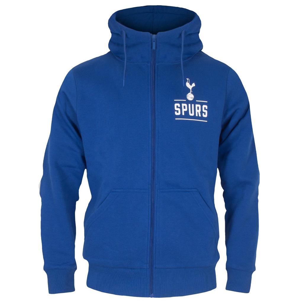 Tottenham Hotspur FC Mens Fleece Full Zip Hoodie