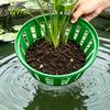 Langlebige Kunststoff-Netzkörbe Hydroponischer Pflanzkorb, Pflanzkorb mit Schlitzen für Pflanzenzucht, Tauchbare Wasserpflanzenhalter für Teiche Aquarien Aquarien