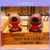 Creative Glowing Sound Heart Silicone Keychain Capybara Bag Charm For Holidays And Special Occasions