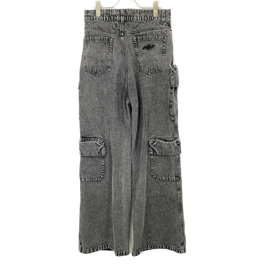 UNDERGROUND 744506 12-pocket cargo flare denim baggy pants Bottoms 44 grayUsed