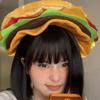 Cartoon Decorative Fries Hat Creativity Halloween Cap Novelty Photo Props Cap  Children