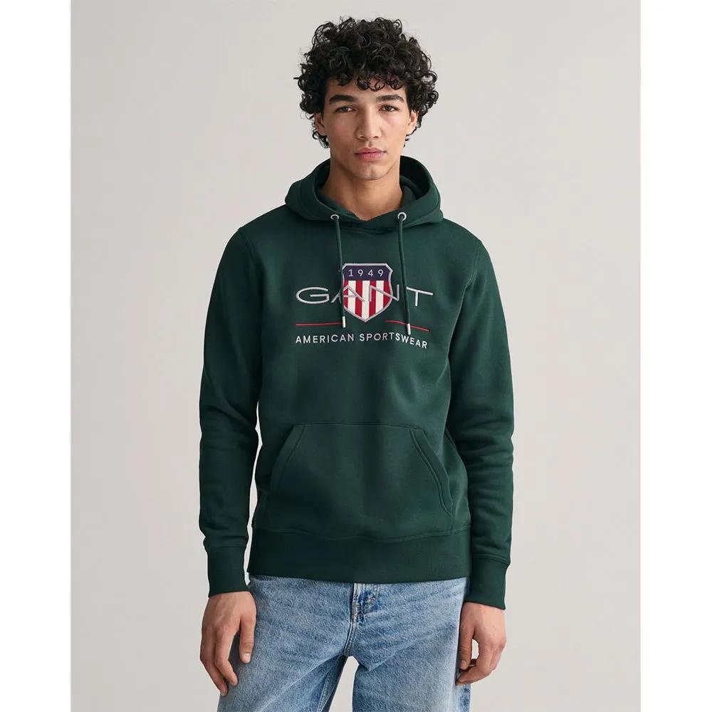 Gant Толстовка с капюшоном Archive Shield Regular Fit EU M