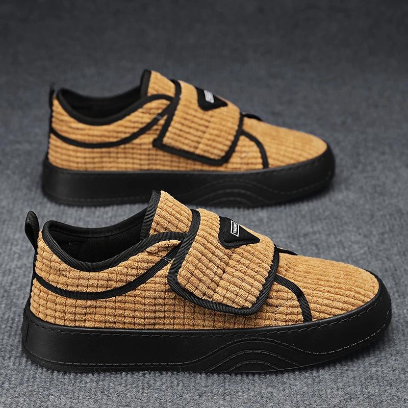 

Высокие/низкие кроссовки мужские дизайнерские зимние плюшевые теплые зимние ботинки модные повседневные вельветовые/пуховые туфли на увеличенной платформе 39