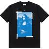 Unisex SS21 Mona Lisa Printing Black Men's OMAA038R21JER0011001