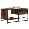 VidaXL Table basse chêne fumé 85,5x51x45 cm bois d'ingénierie 835341