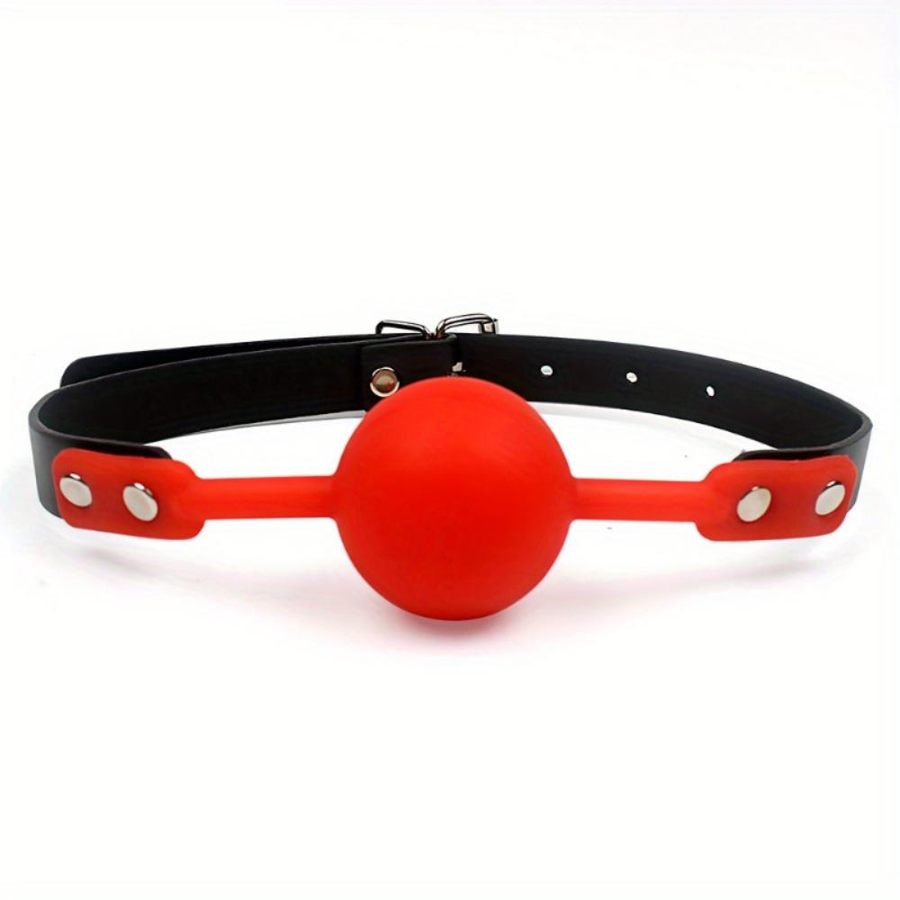 Giocattolo sessuale con palla imbavagliata in silicone morbido, BDSM bondage, palla da bocca per coppia, accessori per sesso per adulti