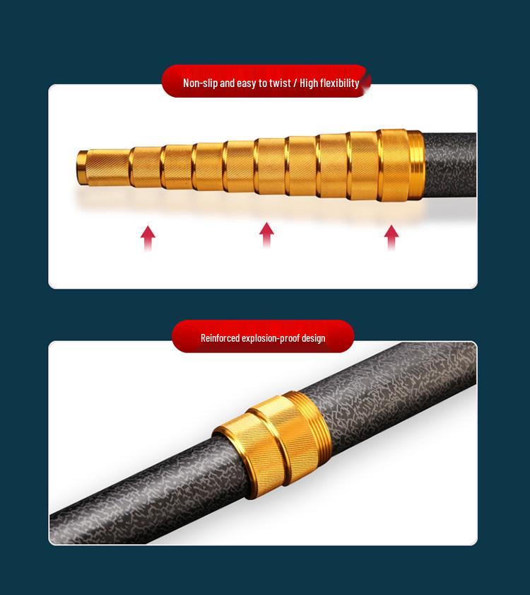 Pine Nut & Betel Nut Telescopic Rod - High Carbon Fiber, Super Hard Design for Hornet Nest Removal & Walnut Cracking