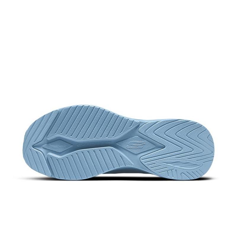 Skechers Women Fashion Support Light Platform Low Top Casual Running Shoes Dark Gray Blue 150136-SLT
