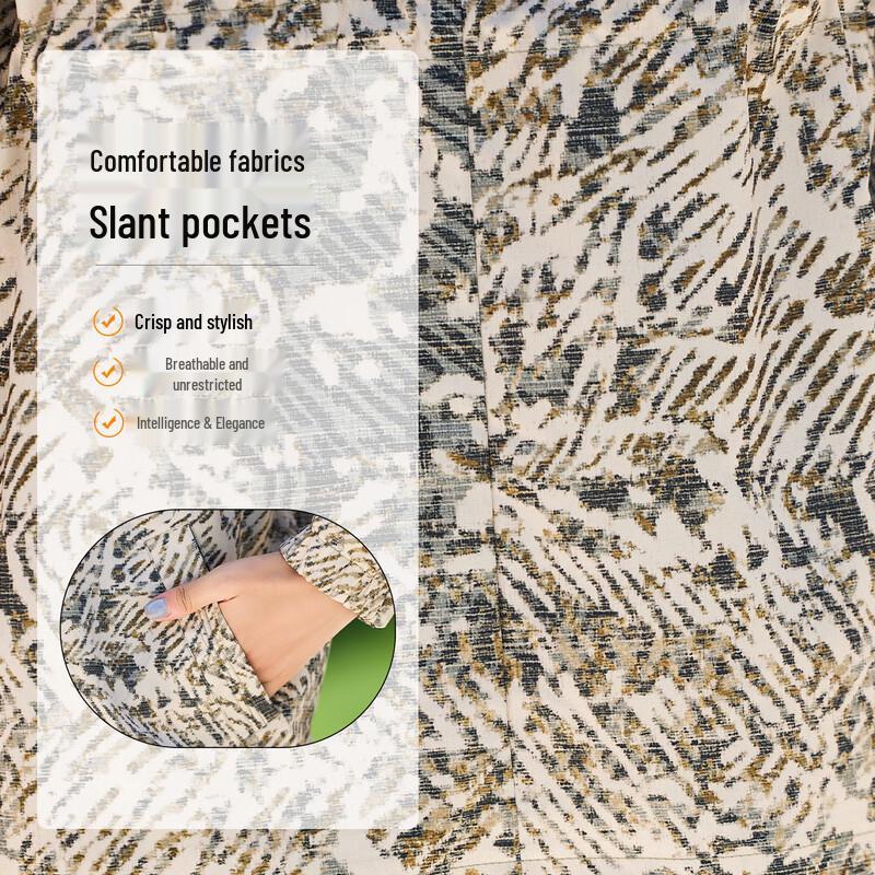 Mid-Aged Women's Fashion Hooded Windbreaker Jacket