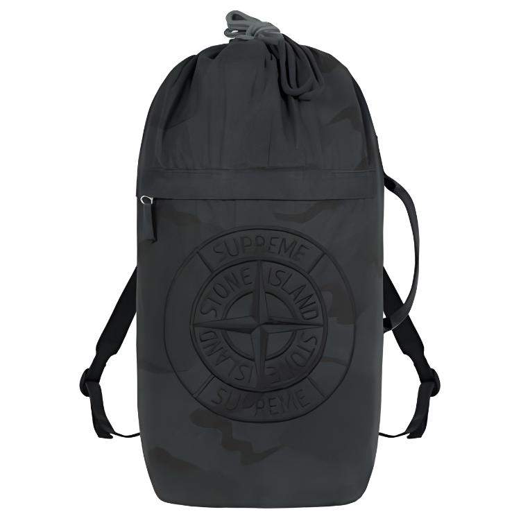 

Новая коллаборация Supreme Stone Island SS19 Полиэстеровая дорожная сумка рюкзак Обычный Унисекс Черный SUP-SS19-409 37.1*23.1*52.1CM