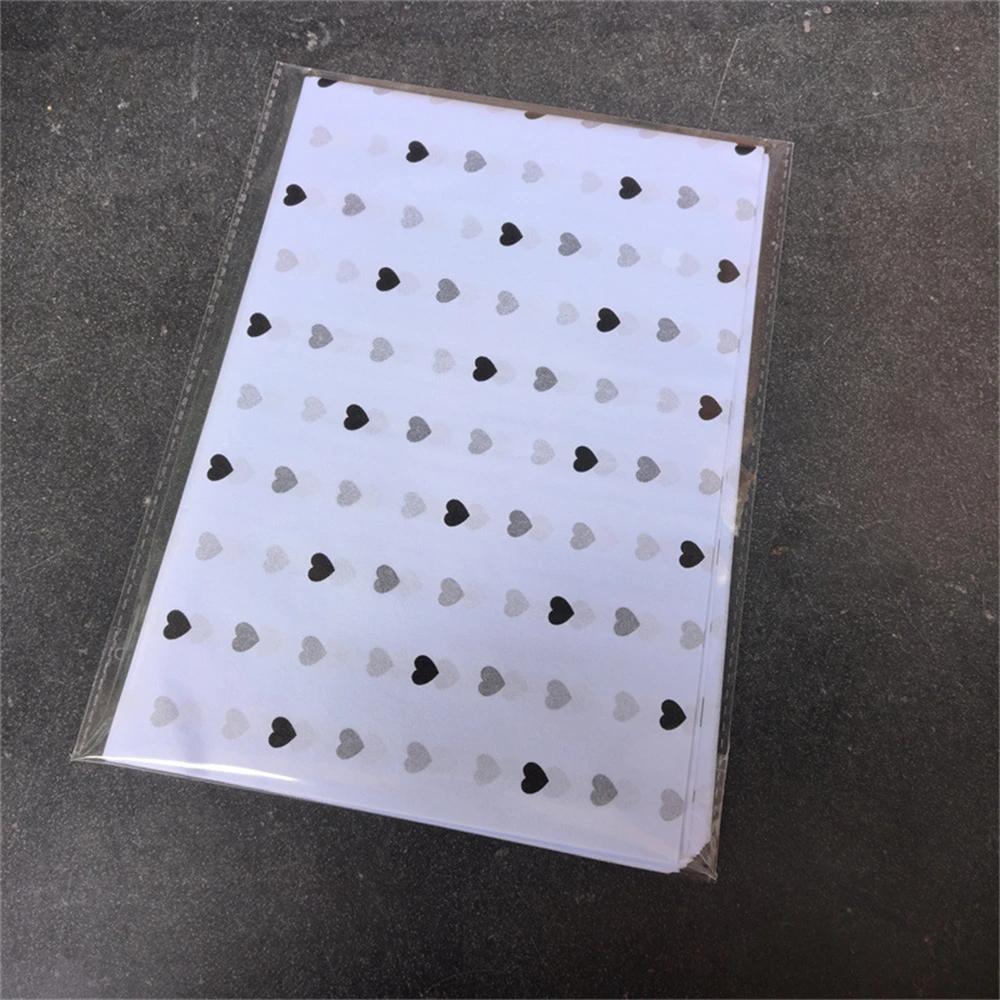 20Sheets 50*35cm Gift Wrapping Paper DIY Handmade Craft Star Love Dot Pattern Tissue Paper Floral Packaging Material