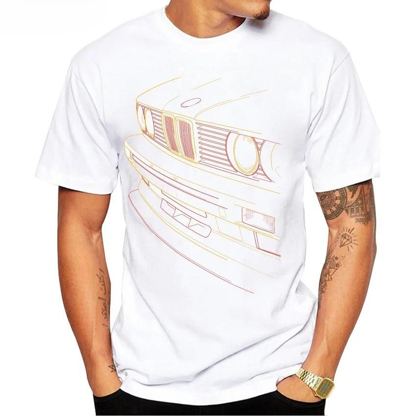 I Love Germany Turbo E34 M5 E36 E30 E92 Fan T-Shirt Men Short Sleeve Hip Hop Boy Casual Tops Funny E28 E30 Car Design White Tees