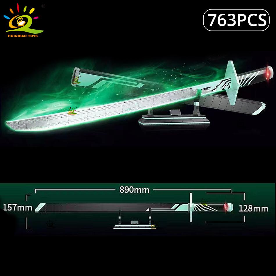 Samurai Sword Building Blocks Ninja Blade Katana Japanese Anime Butterfly Nichirin Knife Bricks Children Toys for Adult