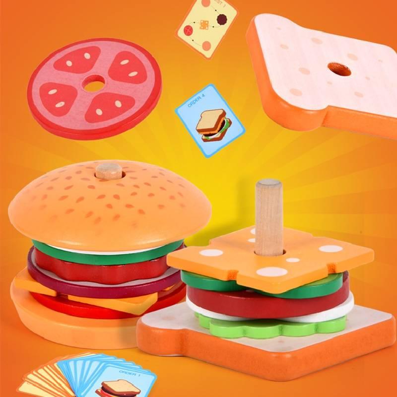 Burger Food Model Toy For Kids