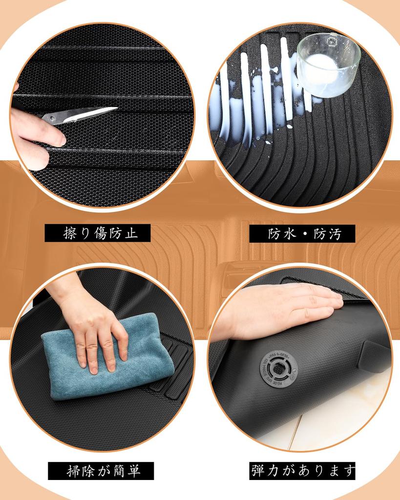 Toyota New RAIZE Trunk 3D TPE Models 2019 Also Compatible with Daihatsu Rocky Mat/Floor Mat, Construction, Vehicle-Specific Design, Waterproof,