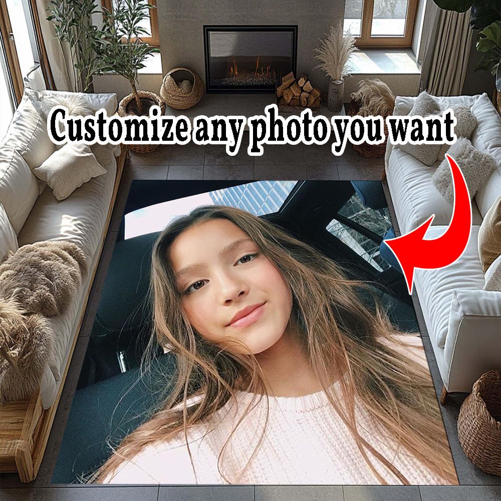 Customize Photo Customize Picture Area Rug Suitable for Bedrooms Living Rooms Entryway Dormitory Antislip Carpet Decorate Offices