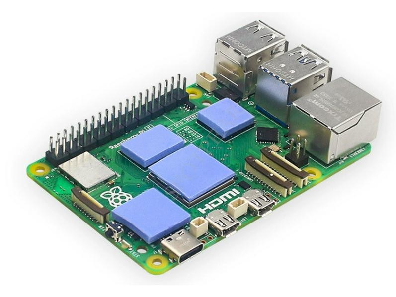 Raspberry Pi 5 Active Cooling Fan with Pure Copper/Aluminum Heat Sink