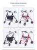 Korean Folding Walker with Wheels – Walking Aid and Shopping Cart