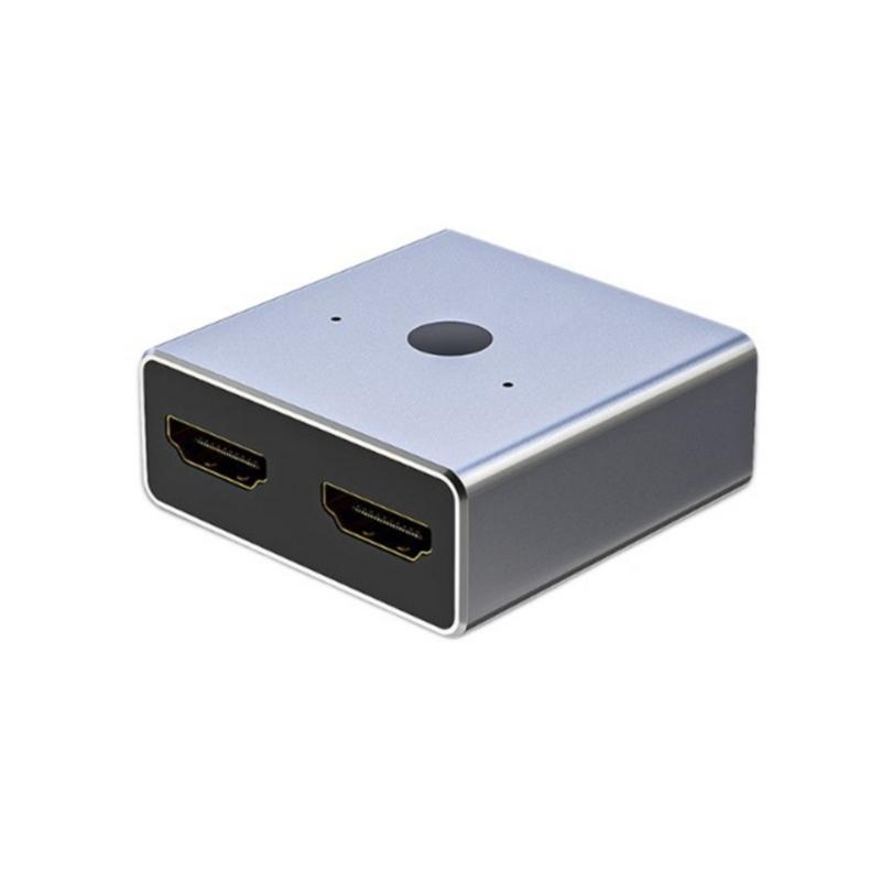 Metal 4K60Hz For HDTV Switcher With Intelligent Chip 2 Way Auto Signal Switching for Gaming Consoles