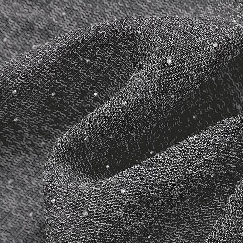 Women's Elegant Rhinestone Round Neck T-Shirt