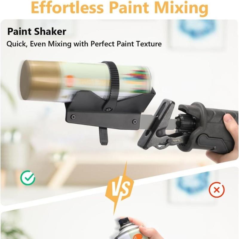 Reciprocating Saw Paint Mixer Stirrer Attachment Steel Tool Fit for Homemade Butter Efficient Paint Shaking And Mixing
