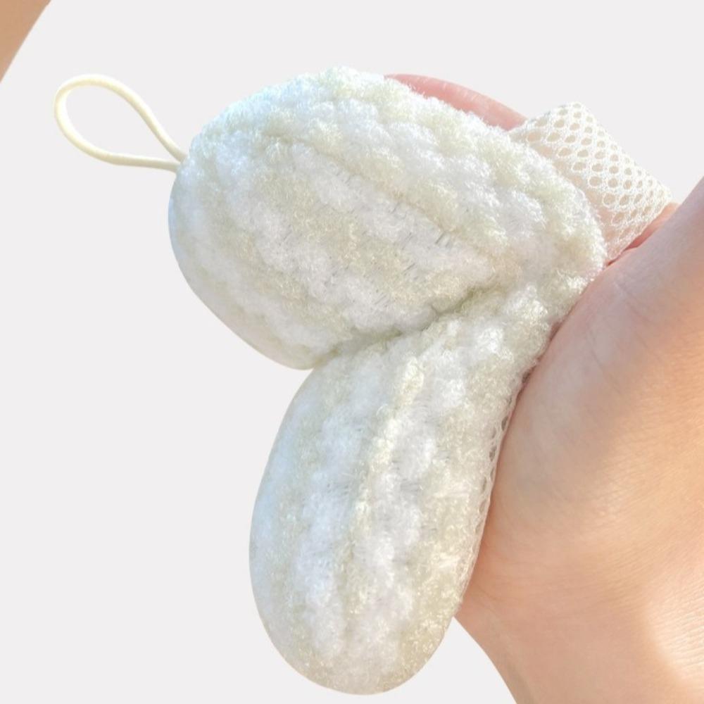 2PCS Non-Scattering Bath Balls Massage Bath Sponge Durable Flip Flops Scrub Towel  Girl's Bath