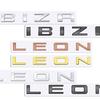 Metal 3D Badge Letter  Car Rear Trunk Body Sticker Emblem For Leon 5f Ibiza 6l 6j 1p MK3 Glossy Black Accessories