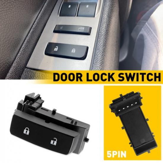 Left Door Lock Mirror Switch Driver For GMC Sierra Chevrolet Silverado 1500 2500
