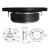 HiFi Auditory Tweeter Speaker Set 4Inch Panel External Magnetic Structure Enhances Sound