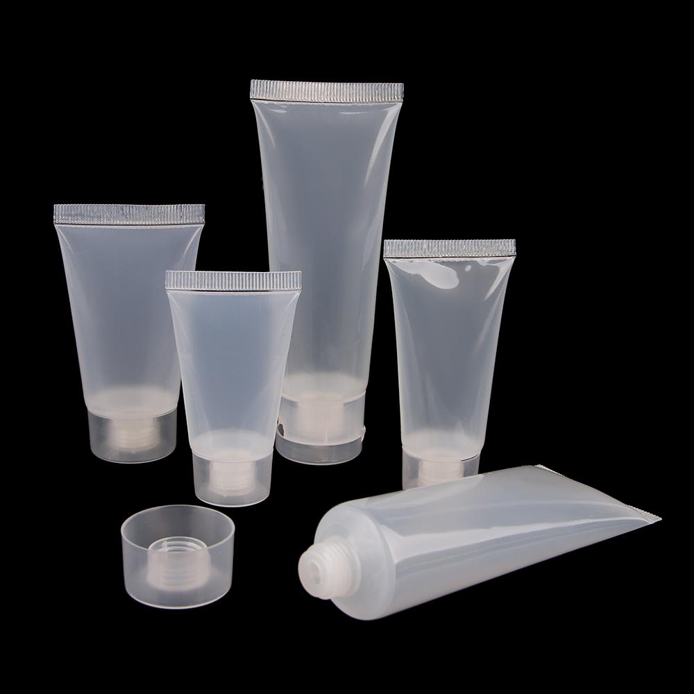 

Lotion More Specifications Empty Portable Hand Cream Transparent Cosmetic Facial Cleanser Bottles