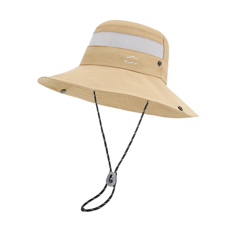 Summer Big Eaves Hat for Men and Women Mountaineering and Fishing Speed drying Waterproof Detachable Top Fisherman's Hat