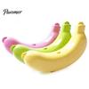Storage Box 2PCS Banana Box, Food Grade Plastic Protector, with Vent Fresh Keeper Holes Portable Hard Shell Snap Closure Container, for Lunch