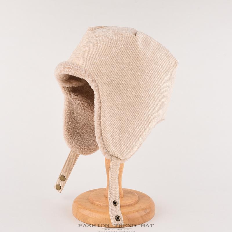 Thunderhead Cap Men's Fall and Winter Warm Cotton Cap Children's Mask Cap Plush Ear Protection Cycling Cap Europe and The United States