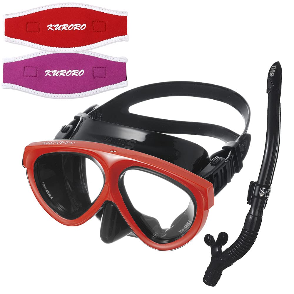 

Маска GULL Mantis 5 Black Silicone Paradiso Red x Трубка Leila Dry SP Silicone Black x Чехол для ремешка маски KURORO x Розовый (Красный Розовый)