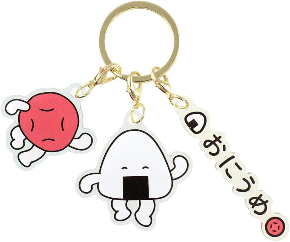 

T s Factory Oniume 3 Charm Keychain Dancing H50 x W66 x D87mm or less ON-5546289OD