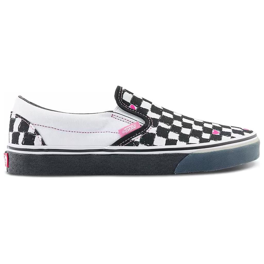 Vans The Museum Visitor X Slip-On Casual Comfortable Durable Low-Top Skate Shoes Unisex Sneakers Black White VN000CT5BPA