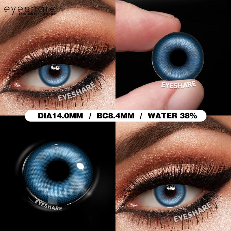 EYESHARE Цветные контактные линзы для Хэллоуина Линзы для косплея Затемняющие линзы Слепые черные линзы Белые контактные линзы «кошачий глаз»