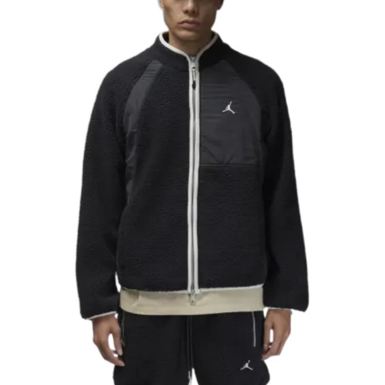 Jordan ESSENTIALS Куртки Мужские Черный Стойка Утолщенные Другие DV1584-010 XL