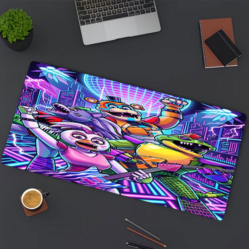Ποντικοουαλί Five Nights at Freddy's, για Πληκτρολόγιο Pad Laptop PC Mat για Γραφείο Οικιακή Χρήση, Διακόσμηση Γραφείου, Τέλειο Δώρο Γενεθλίων για Παίκτες
