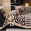 Fashion Vintage Interlocking Sofa Protector Comfort Warm Sofa Cover Non-Slip Sofa Towel