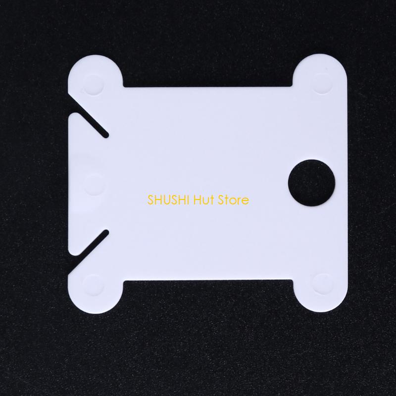 100pcs Embroidery Floss Bobbins 18 Compartments Box with Number Sticker for Cross Storage D57B
