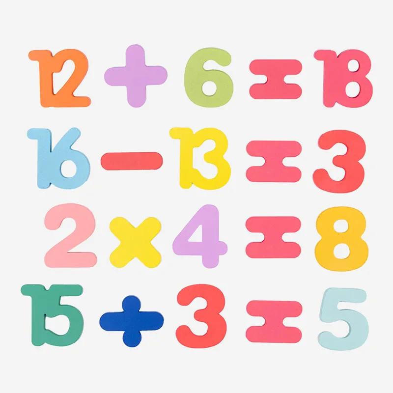 Wooden Puzzle Montessori Toys for Baby 1 2 3 Years Old Kids Alphabet Number Shape Matching Games Children Early Educational Toys