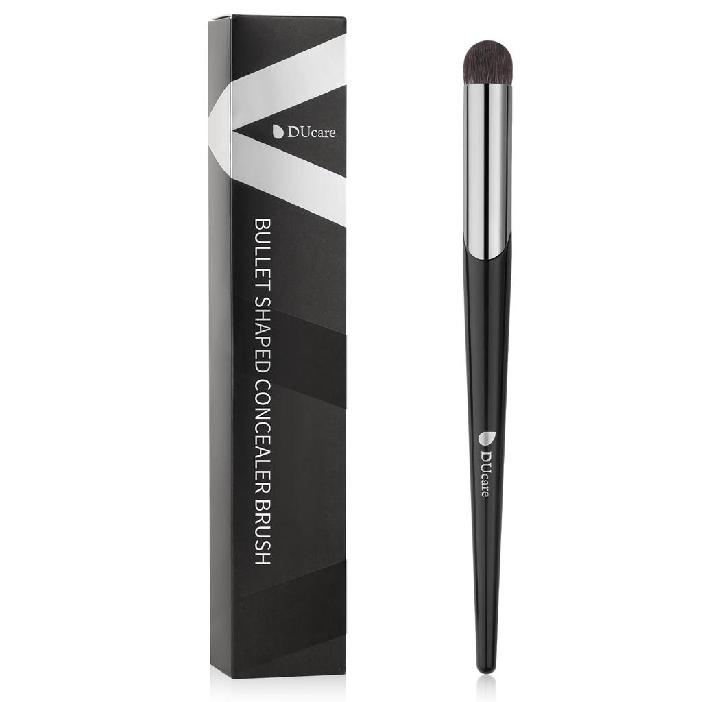 DUcare Concealer Round Tip Finger Adheres To Thin and Conceals Dark Conceals High V03 Brush, Brush, Soft, Skin, Fluffy, 0.03mm Ultra-Fine Bristles,