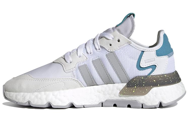 Adidas Originals Nite Jogger Shoes White/Blue Women s FX6904 35⅔