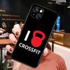 Motivational Gym Fitness Phone Case For iPhone 16 Pro Max 15 13 12 11 14 Pro Max Plus 12 13 Mini XR 16e Funda Cover