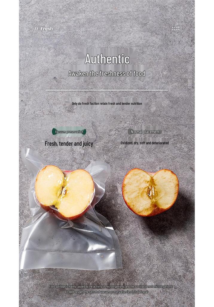 Home Vacuum Sealer: Compact Automatic Machine for Wet & Dry Food Preservation