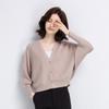 Spring and Autumn Women's Sweater Solid Color Western Style Knitted Cardigan Top Loose for Women
